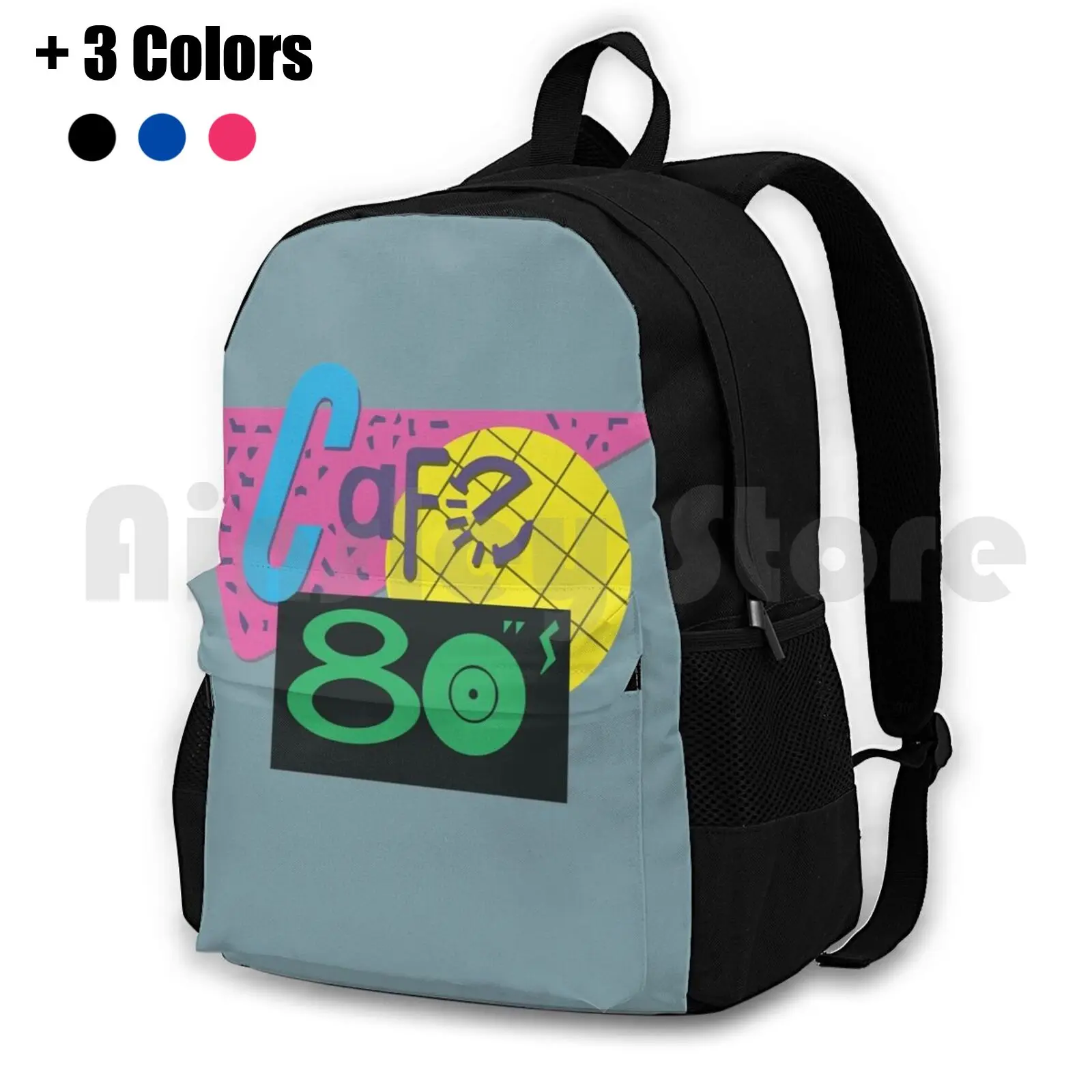 Cafe 80s – Back To The Future Ii , Marty , Perfect Outdoor Hiking Backpack Waterproof Camping Travel Cafe 80s 1980s Back To The