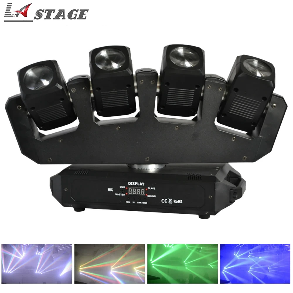 

Lyre Led 4x10W 4in1 RGBW Beam Moving Head Light Dj Lights Of High Quality With DMX512 For Stage Party Lighting