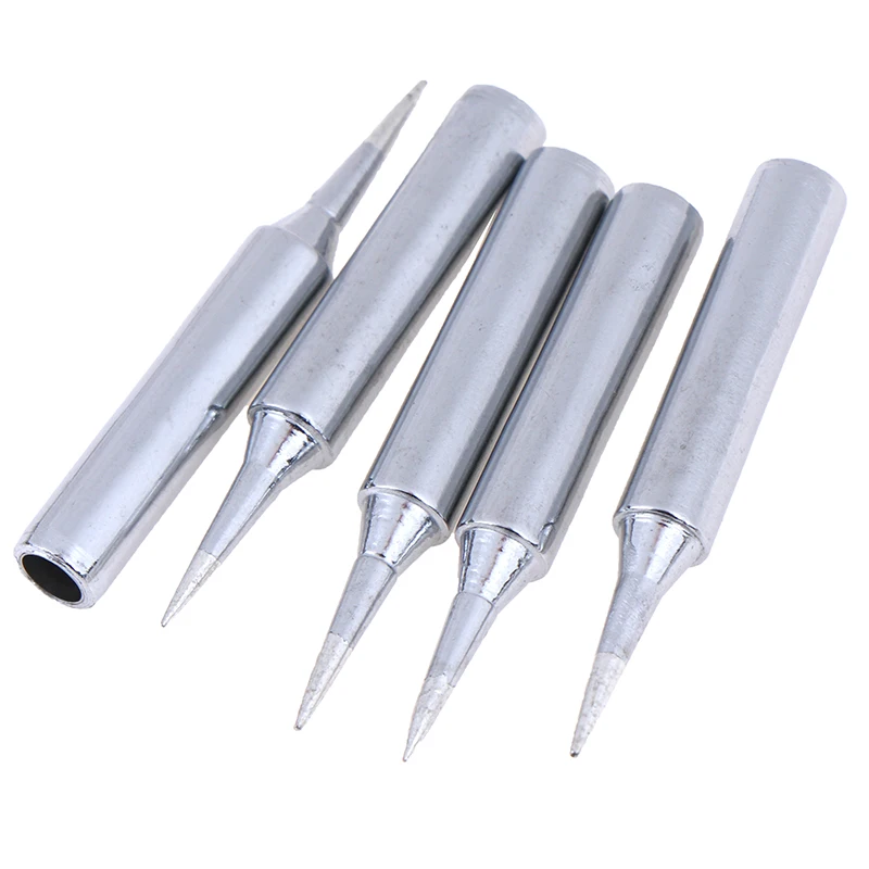 5 Pieces DIY 900m-T-I Welding Tool Lead-Free Solder Iron Head Tips Replacement Soldering Bit Welding Tool For Rework