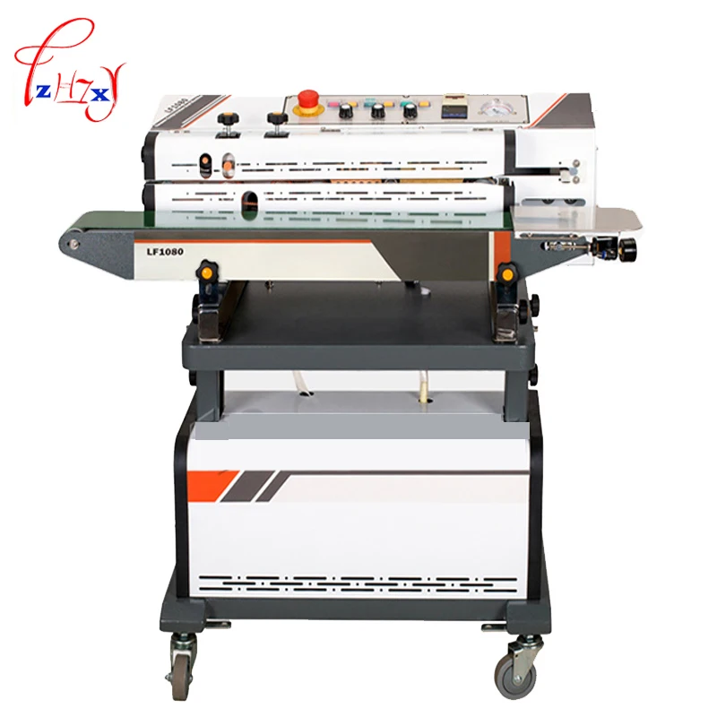 LF1080A Continuous Suction Vacuum Seal Machine 220v / 50Hz Continuous Vacuum Sealing Machine Food Sealer Machine 1PC