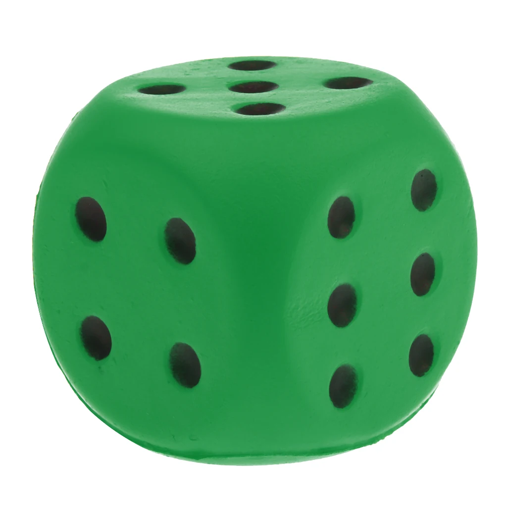 6cm Soft Sponge Dice Foam Dice Playing Spot Dice Children Educational Toy