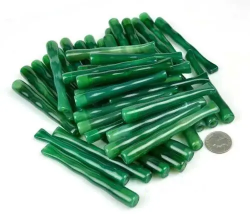 10pcs Handmade Green Agate Stone Cigarette Holders Wholesale