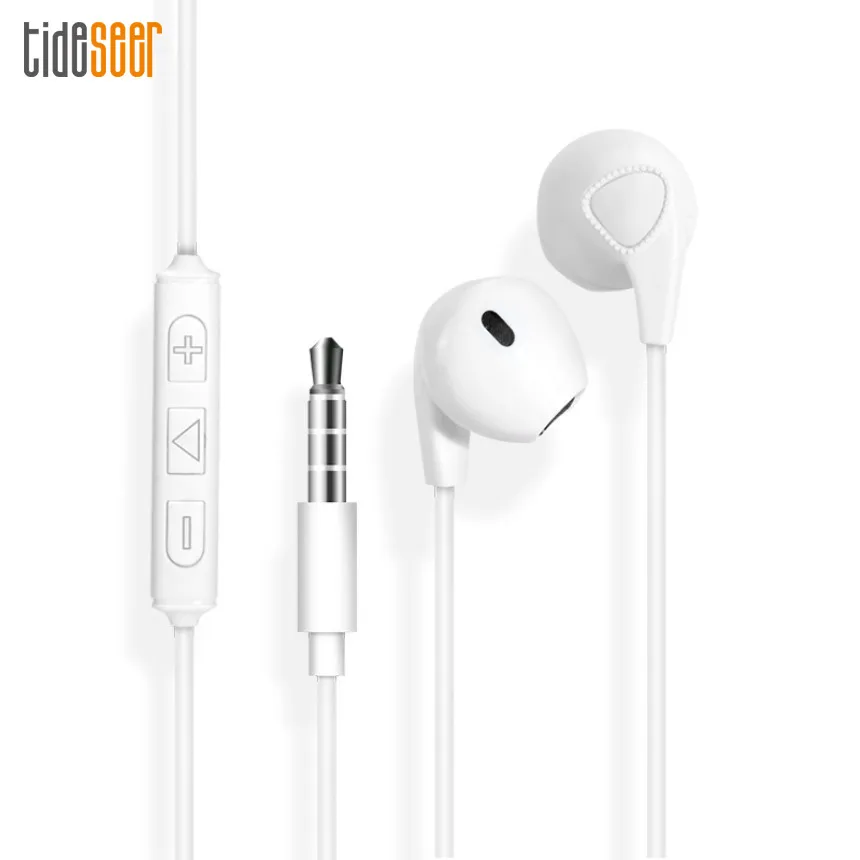 

300pcs Universal 3.5mm In-Ear Stereo Earbuds Wires Earphone with Mic for iPhone Xiaomi Huawei Samsung Mobile Phones MP3 MP4