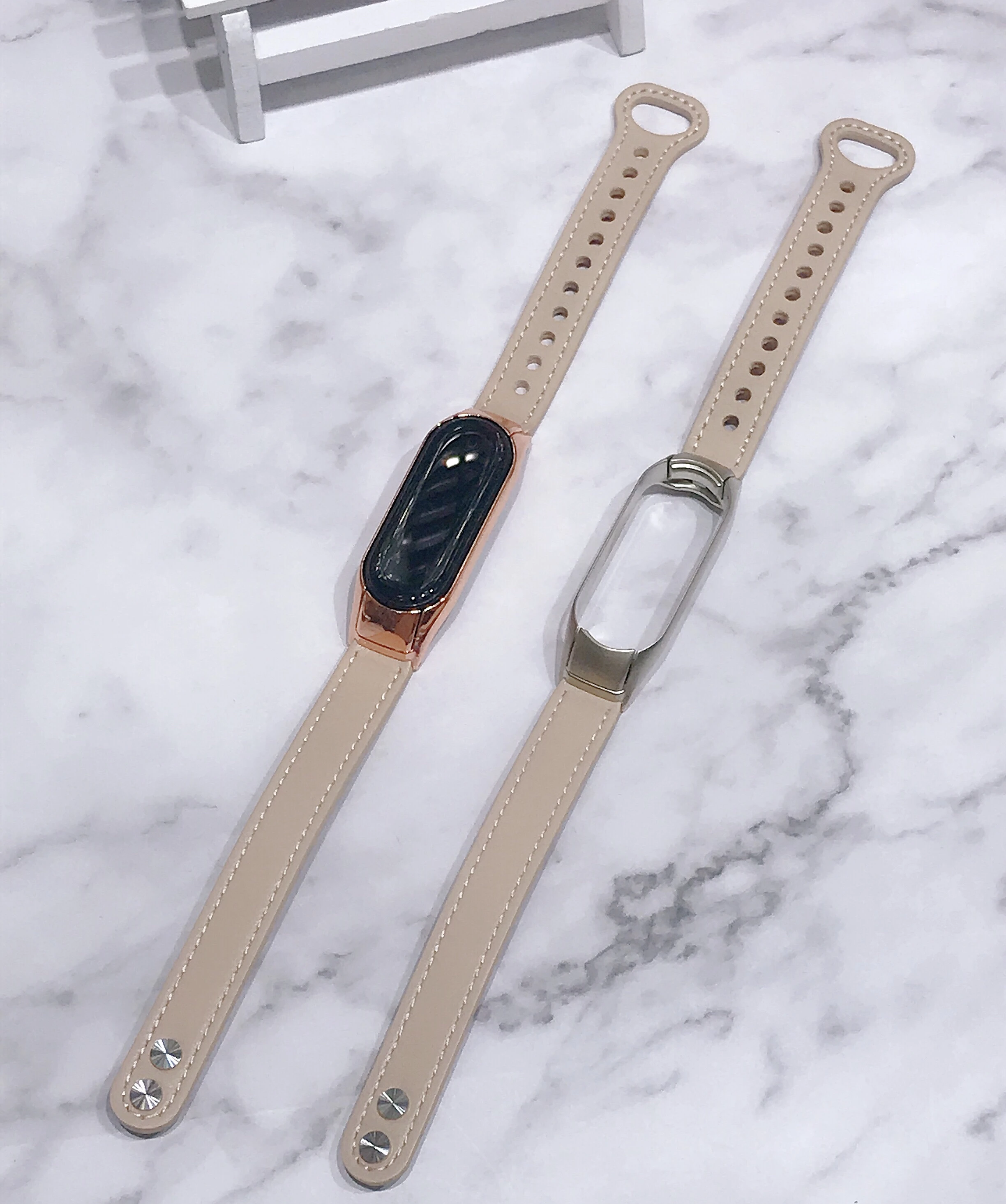 Leather Strap for Xiaomi Mi Band 7 6 5 Sport Bracelet Wrist Strap for Mi Band 3 4 Leather Wristbands Smart Watch Accessories