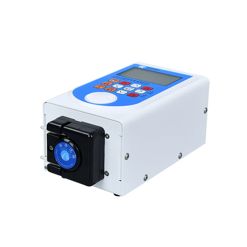 

Foot pedal control AC100-240V Plug and Play Easy Operation lcd display micro medical peristaltic pump filling machine