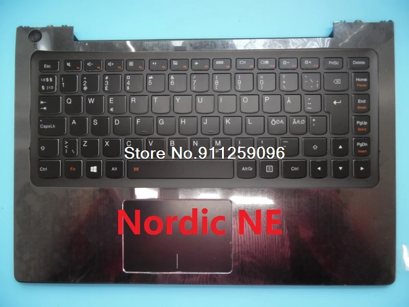 Laptop PalmRest&keyboard For Lenovo U330P U330 Touch U330T Nordic NE Belgium BE Italy IT Slovenian SL SV Turkey TR Backlit New