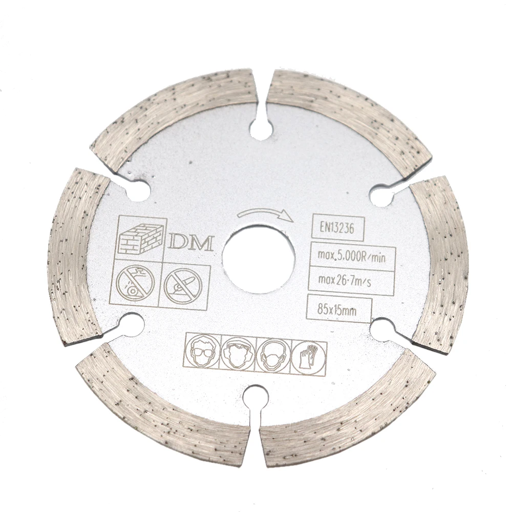 1pcs 85 Mm 10mm/15mm  Mini Circular Saw Blade Wood Cutting  For Concrete Slotting Dry Cut Marble