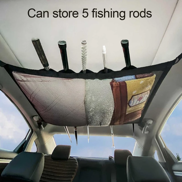 Car Ceiling Cargo Net Pocket Car Roof Long Trip Storage Bag Tent Putting Quilt Children s Toy Sundries Interior Accessorie AliExpress 34