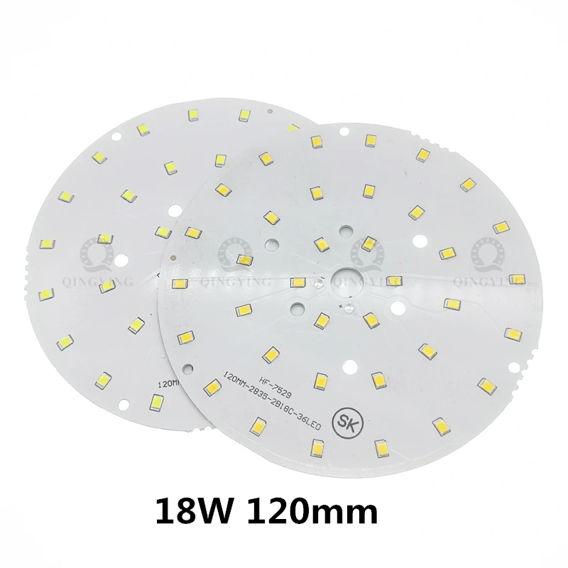 10pcs SMD 2835 18W Lamp Panel 85mm 100mm Diameter High Brightness LED PCB Cold White / Warm White For Ceiling Light Down Light