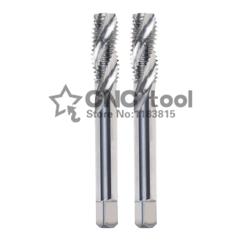 M2-m16 carbide spiral groove machine tap, tungsten steel machine tap, processing: stainless steel, alloy steel, cast iron, etc