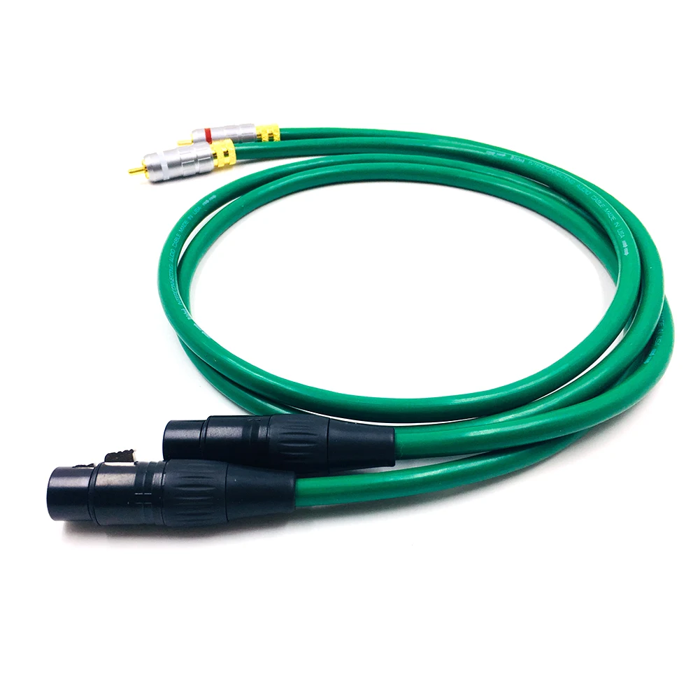 TOP-HiFi Pair Type-1016 RCA to XLR Balacned Audio Cable RCA Male to XLR Female Interconnect Cable with MCINTOSH USA-Cable