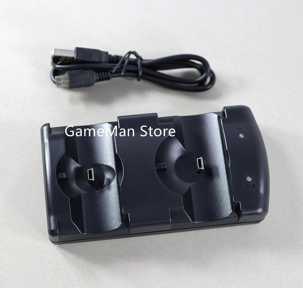 5pcs for PS3 Move Controller 2 in 1 Charging Dock dual charger dock for PS3 controller