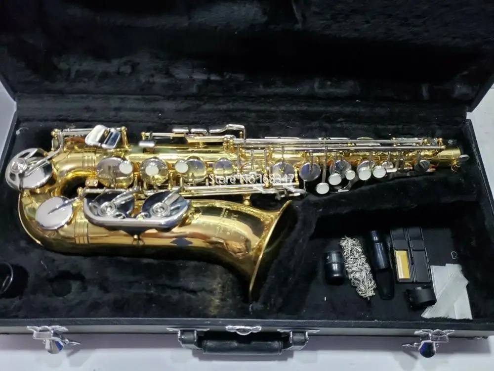 

Jupiter JAS-667 New Arrival Alto Eb Tune Saxophone Brass Lacquer Sliver Keys Musical Instrument With Case Mouthpiece