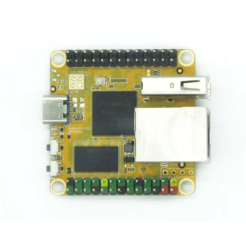 ROCK PI S Rockchip RK3308 quad-core A35 development board V1.2 version suitable for IoT smart speakers