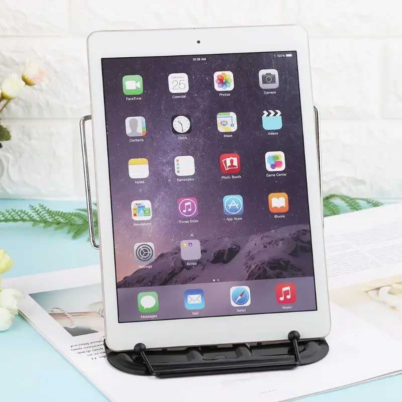 Foldable Adjustable Reading Book Support Stand Document Holder Shelf For iPad