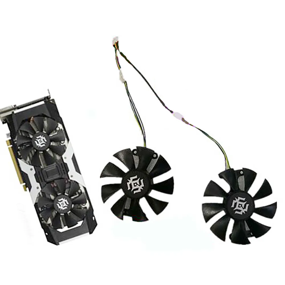 Zotac Gtx1050ti gtx950 960 GTX1060-6G x-ゲーム用グラフィックカードの交換,冷却ファン,4ピン0.35a