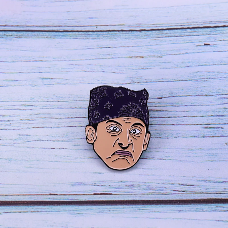 Prison Mike Custom Enamel Pin The Office Tv Show Fans Badge Funny Men Shirts Jackets Accessory