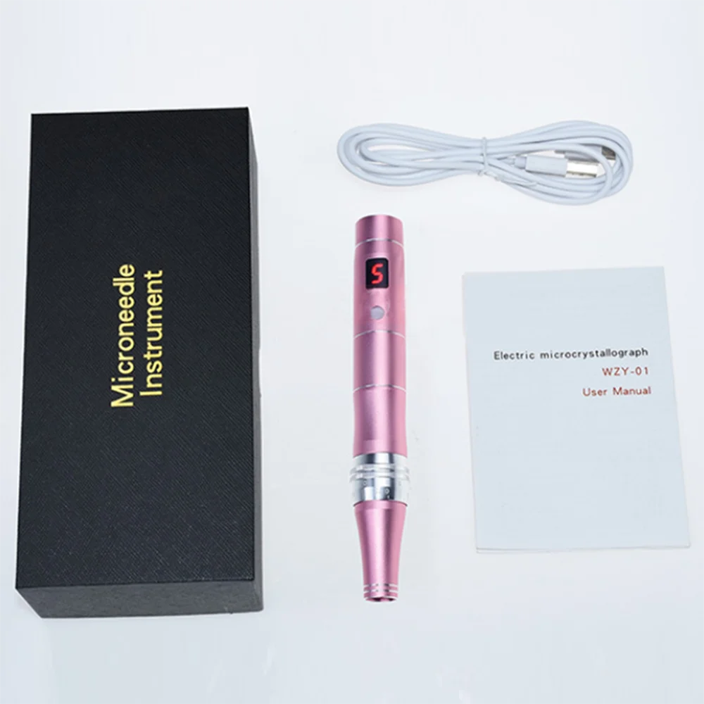 Wireless 5 Speed Dermapen Electric Auto Micro Needle System Professional Mesotherapy Tool Skin Care MTS Derma Pen Microneedling