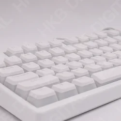 Pudding White Keycaps for Mechanical Keyboard PBT Transparent Backlight OEM Profile 108 Keys Anne Pro 2 Ajazz AKKO FUN60 Pro Mad
