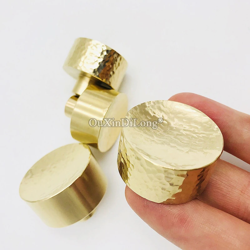 New Arrival 10PCS Solid Brass Hammer Cabinet Door Handles Drawer Pulls Cupboard Wardrobe TV Wine Cabinet Pulls Handles & Knobs