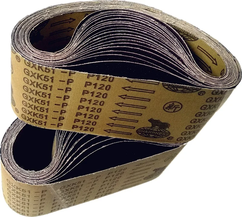 10 miếng 533*75mm Mài Mòn dây Chà Nhám Băng Tần 3 "* 21" Chà Nhám Màn Hình Cho Dây Nhám 40 #60 #80 #100 #120 #150 #180 #240 #320 #400 #600 #