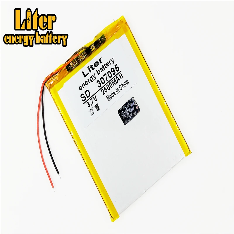 brand new battery 307095 3.7V 2500mAh Lithium Tablet polymer  with Protection Board For  PC  U25GT