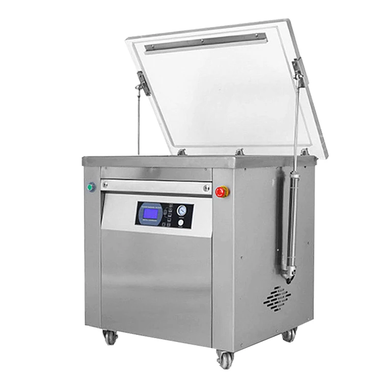 Única câmara automática arroz tijolo saco de plástico aferidor máquina selagem/máquina embalagem a vácuo