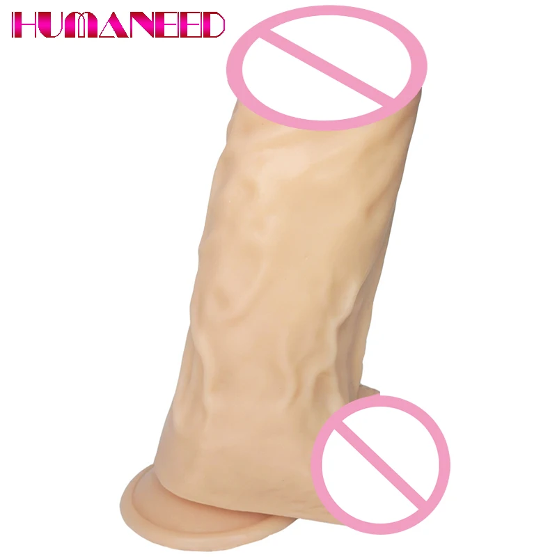 

27*8.5cm Super Huge Thick Dildo Artificial Penis Big Giant Realistic Extra Large Dildos Plus Size Flesh Dick Sex Toys For Women