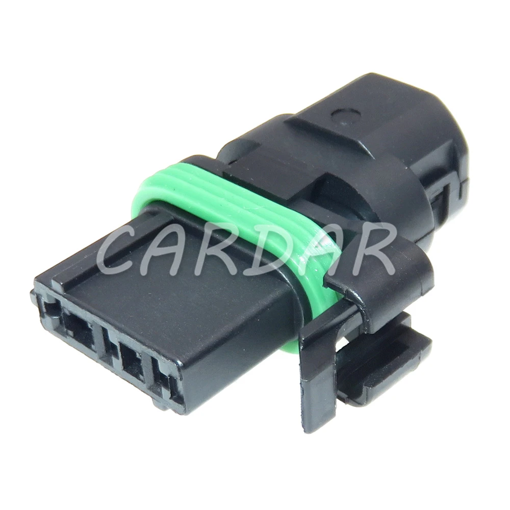 1 Set 3 Pin 3.5 Series Auto Intake Pressure Sensor Wiring Socket AC Assembly Car Headlight Wire Cable Waterproof Connector