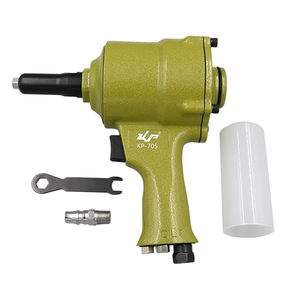 

KP-705P Air Riveter Pneumatic Pistol Type Rivet Gun Air Power Riveter For Furniture Wood Sofa Woodworking 2.4/3.0/4.0/4.8MM