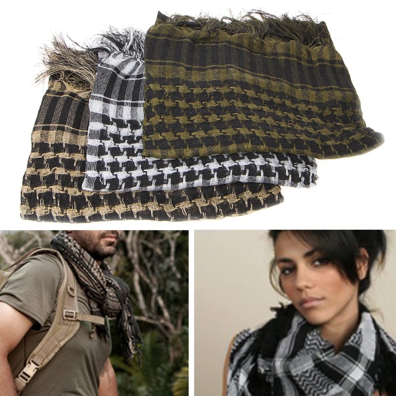 Military Keffiyeh Arab Scarf Hunting Cycling Shawl Head Wrap Camo