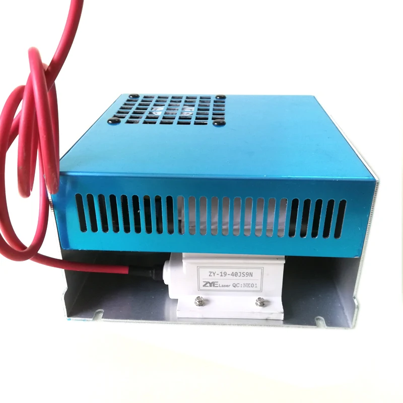 ZYE ليزر امدادات الطاقة MYJG40W لقطع الليزر CO2 وآلة نقش الختم الصغيرة