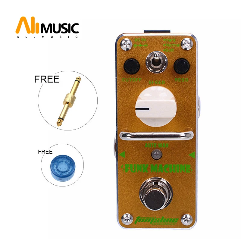 

New AROMA AFK-3 FUNK MACHINE Auto Aah Pedal Mini Digital Effect True Bypass+Free Connector