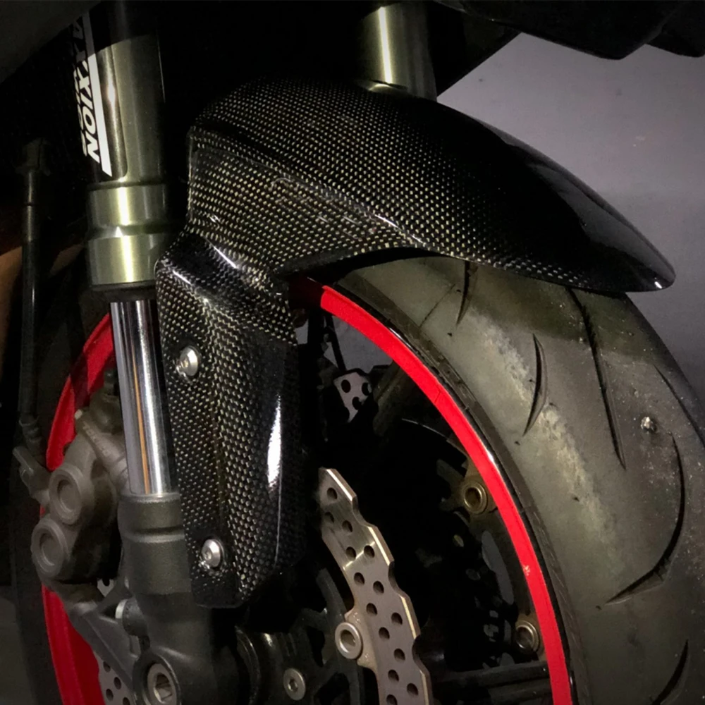 Motorcycle Accessories Front Mudguard Fender Tire Hugger Splash Guard For Kawasaki ZX6R ZX636 ZX 6R 636 ZX-6R 2009-2018 Carbon