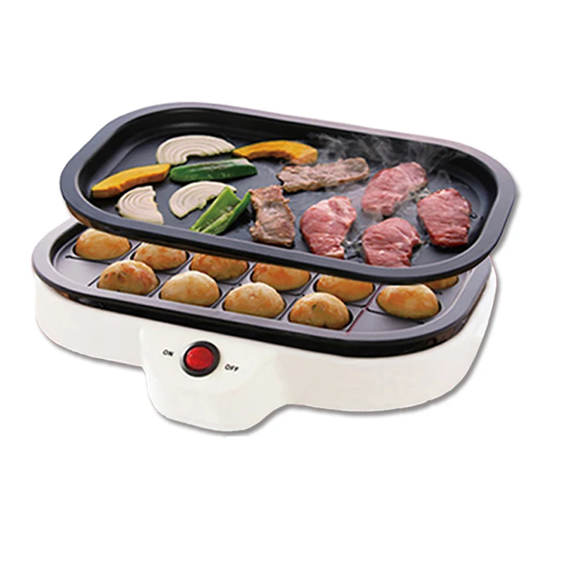 

800W Takoyaki Machine KS-338N Household Electric Takoyaki Machine Snack Tool Frying Pan Baking Pan 220V