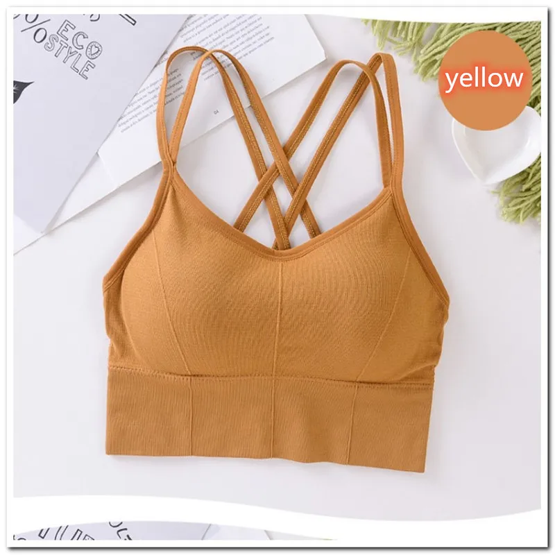 Sports Bra Women Fitness Top Seamless Yoga Underwear Running Yoga Gym Crop Top Women Push Up Sport Bra Vest