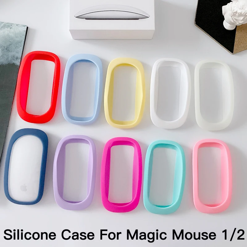 Soft Silicone Case Cover Protective Cute Skin Mice Pouch For Magic Mouse 1 2 Silicone Case for Apple Magic Mouse 2 Generation