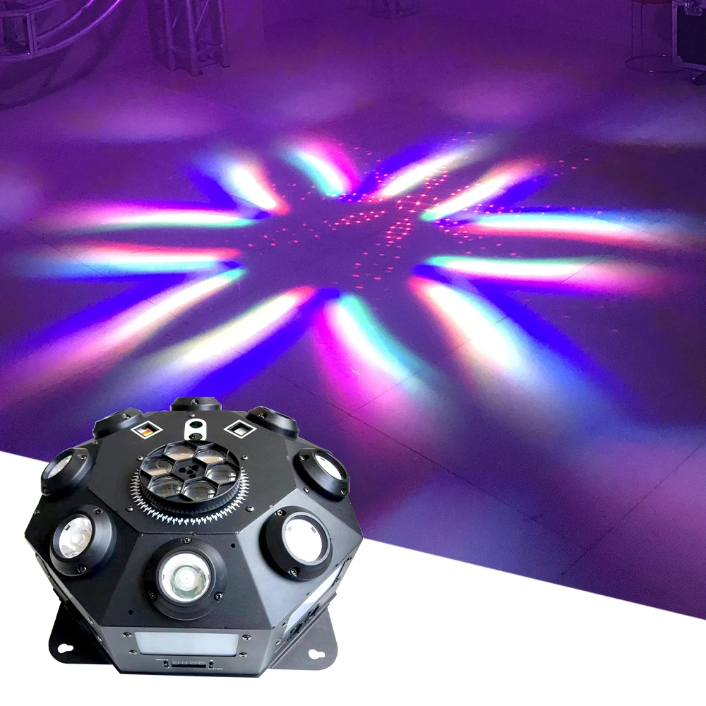 

Strobe Beam Wash Laser Super 5in1 Effect Light 6x10W RGBW Bee Eyes Running Horse Light DJ Disco Party Indoor Beam Effect Lights