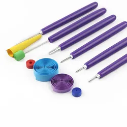 Quilling Tools Slotted Kit Rolling Curling Quilling Needle Pen for Art Craft DIY Paper Cardmaking Project Slotte Quilling Kit