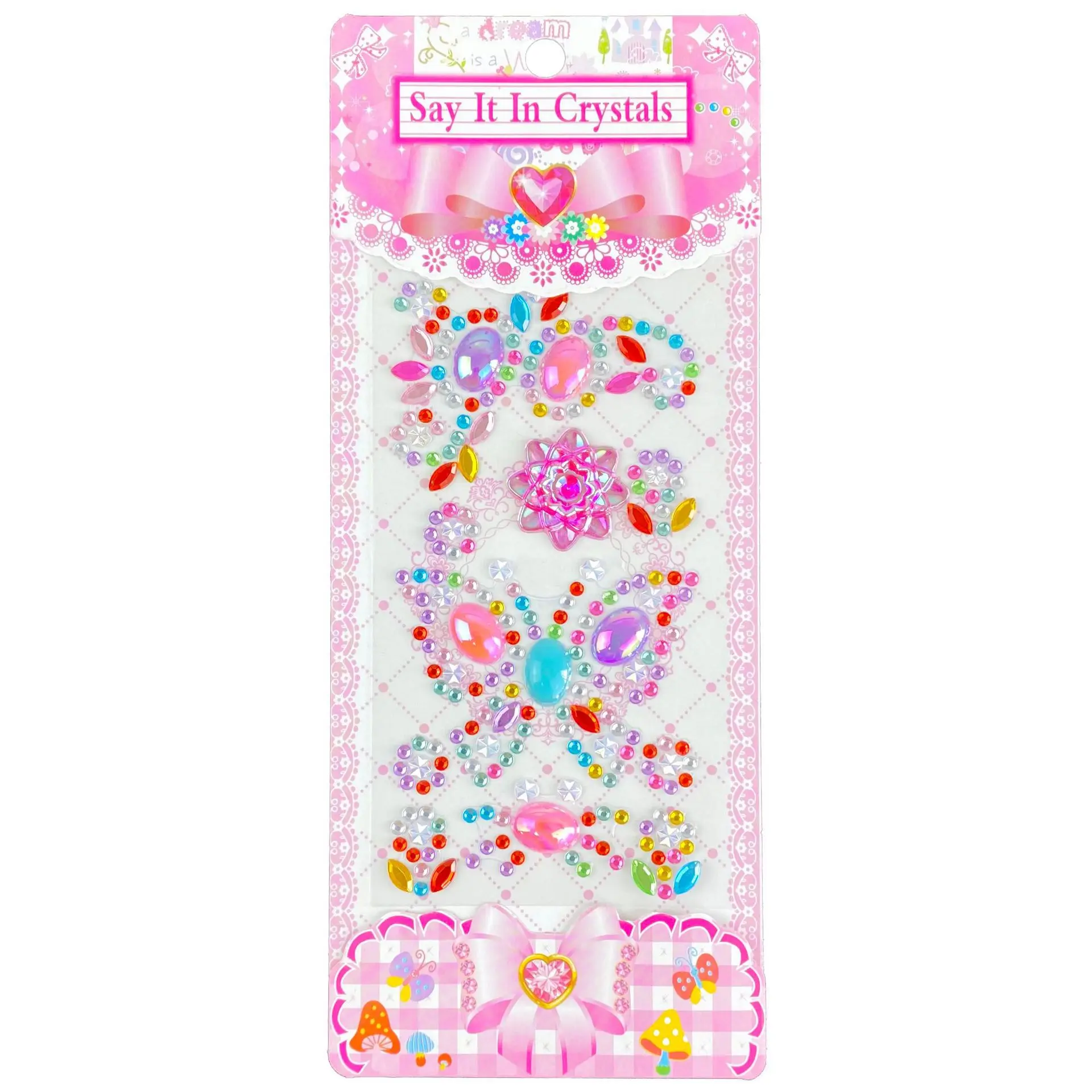 Kawaii Sticky Crystal Scrapbooking Home Sticker Note Creative School Office Supply Stationery Bookmark Phone Case Rhinestone DIY