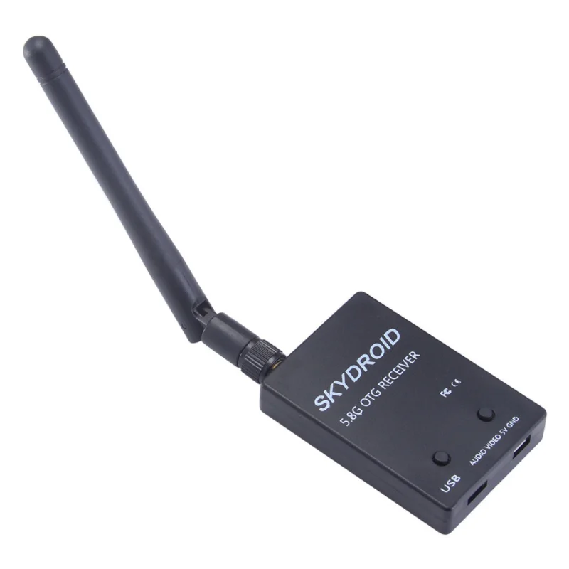 Skydroid UVC Dual /Single Antenna Control Receiver OTG 5.8G 150CH Full Channel FPV Receiver W/Audio for Android Smart Phone PC M