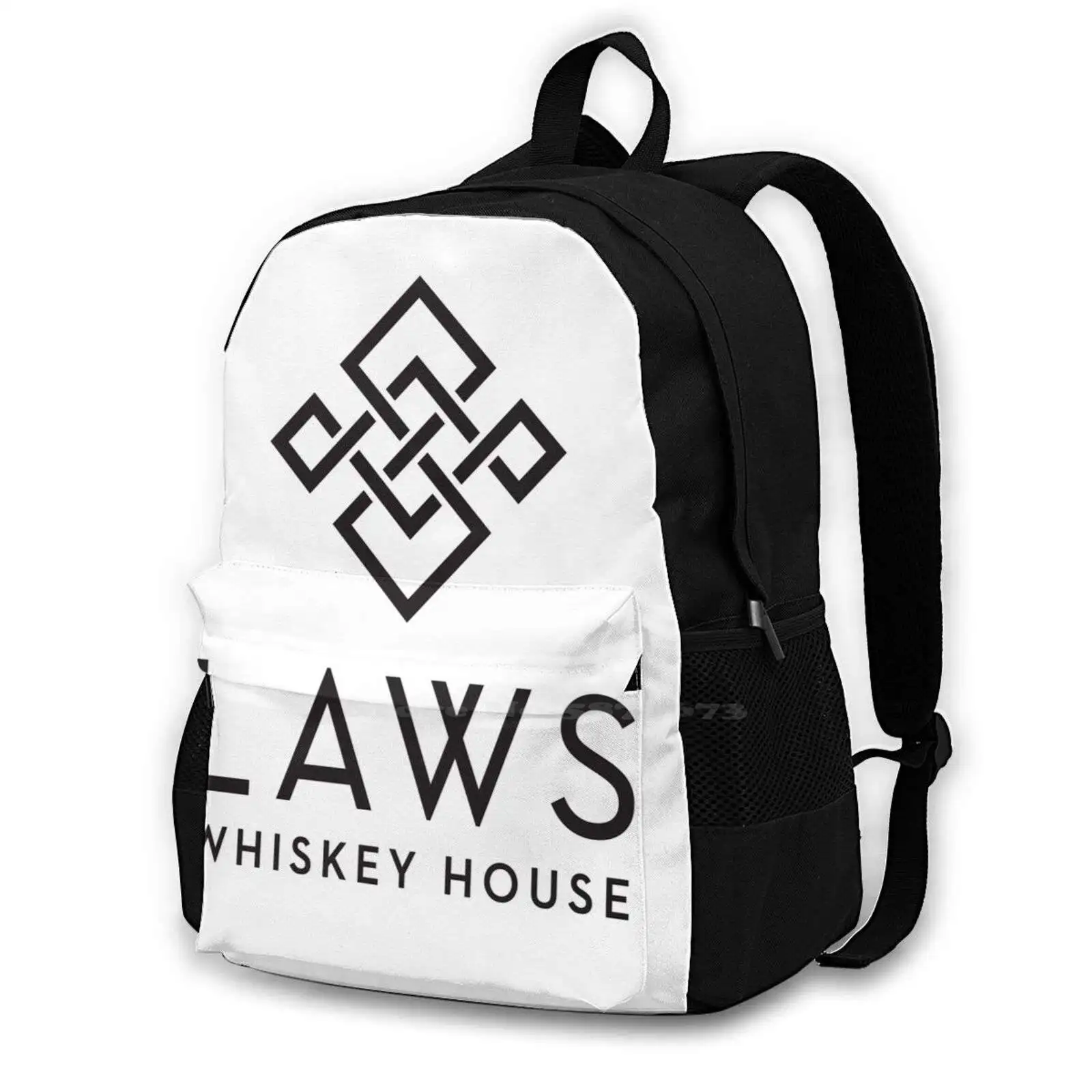 Laws Whiskey Large Capacity School Backpack Laptop Bags Laws Whiskey Wisky Vodka Liquor Method Nbw Ohwb Robit Hole Carrick Rare