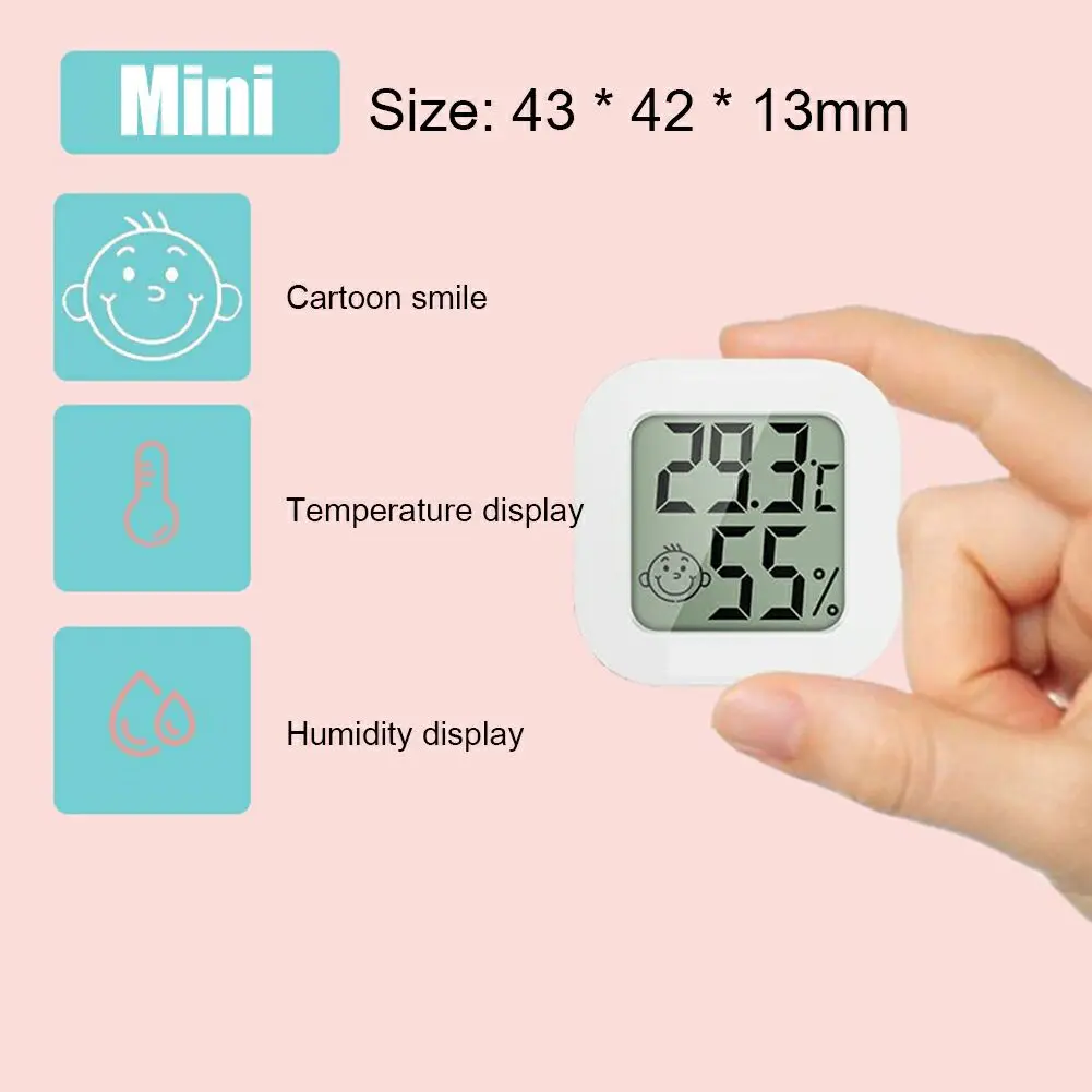 Igrometro misuratore di umidità Mini indicatore di Comfort dell\'aria Monitor di temperatura con linea di tendenza dell\'umidità per stanza, casa,