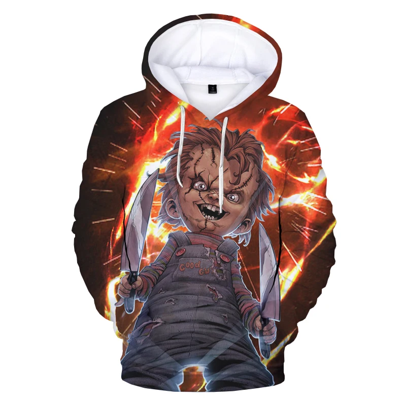 Bride of Chucky 3D Printed Hoodie Sweatshirts Men Women Fashion Casual Pullover Chucky Harajuku Streetwear Hoodies 5XL