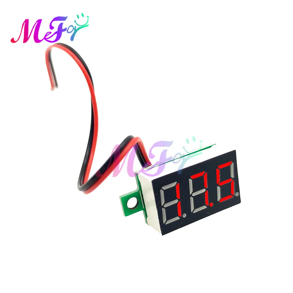 DC 0-100V 0.28 Inch Voltmeter Motorboat Motorcycle Car LED Panel Digital Voltmeter Tester Monitor Display Voltmeter