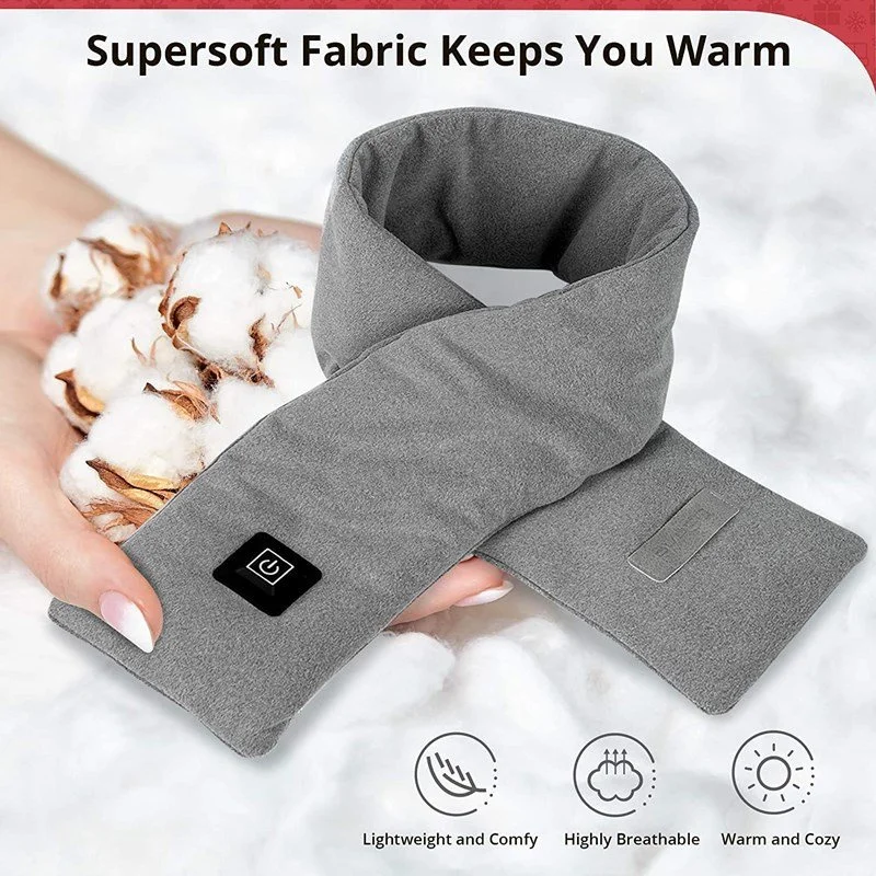 Heating Scarf The Best Gift For Your Parents Neck Warmer with 3 Modes Washable B2Cshop