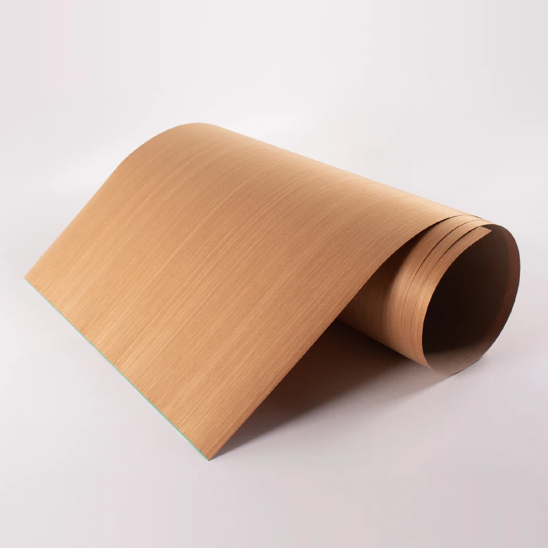 

Engineered Wood Veneer Technology Synthetic Reconstituted Artificial Manufactured Wood Veneer Teak E.V. 0.5mm Q/C