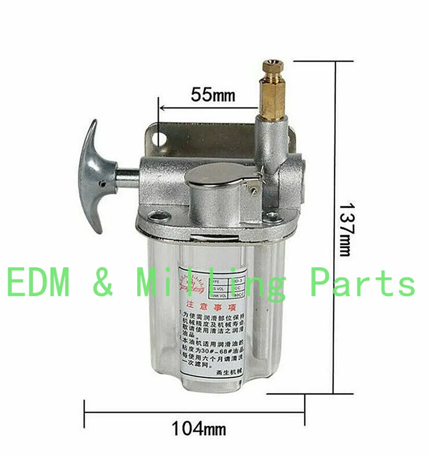 Milling Machine Manual Hand Pump Oiler HD-3L HD-3M HD-3R CNC Lathe Vertical Mill 4mm Output For Bridgeport Mill Part