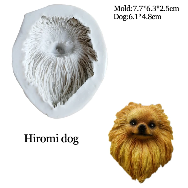 29 Styles Large Puppy Dog UV Resin Silicone Soap Face Mold Epoxy Icing Chocolate Sugar Cake Decorating Plaster Clay Mould C386