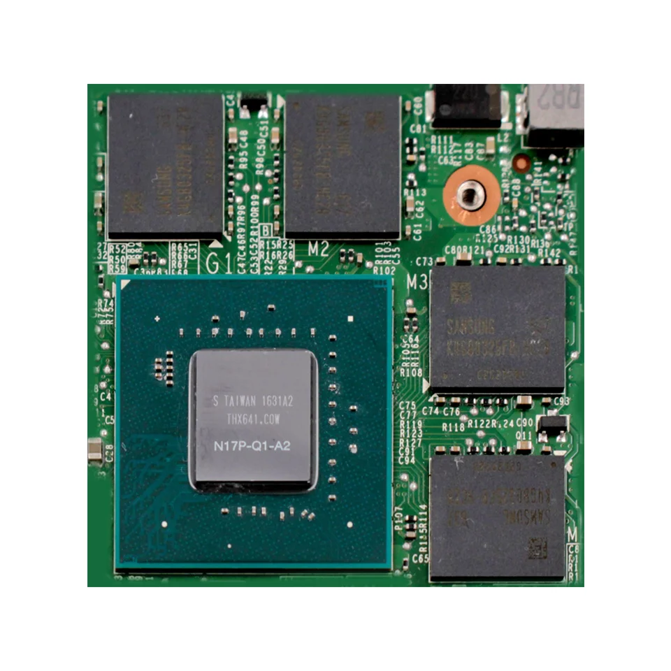 بطاقة رسومات الفيديو Quadro M1200M M1200 GDDR5 4GB N17P-Q1-A2 مع دعامة X لـ Dell M4800 M7510 M7520 100% اختبار جيد #4